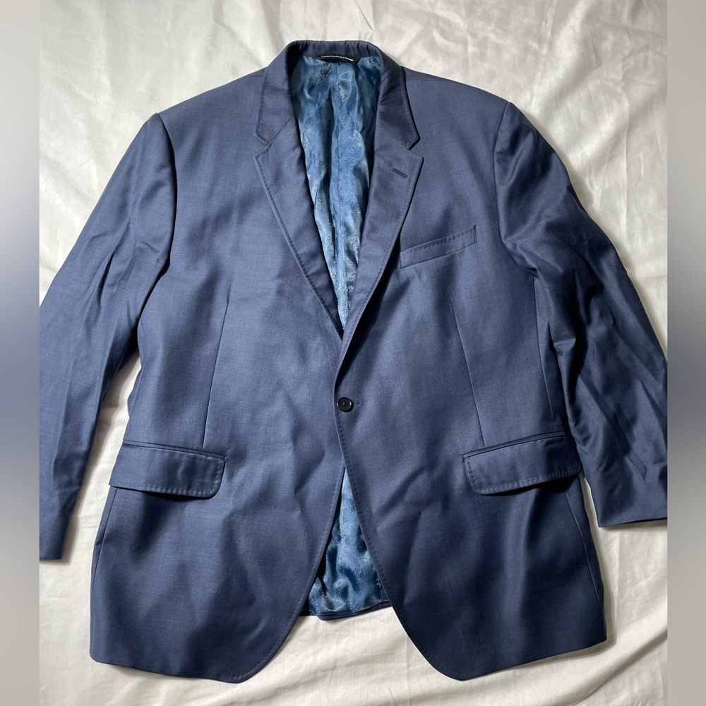Coppley 1883 VITALE Barberis CANORICO Blue sport coat blazer jacket size 50R